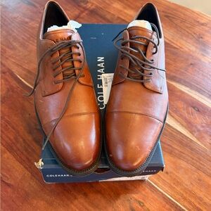 Cole Haan Men’s Cap Toe Oxford British Tan Size 11M – NEW